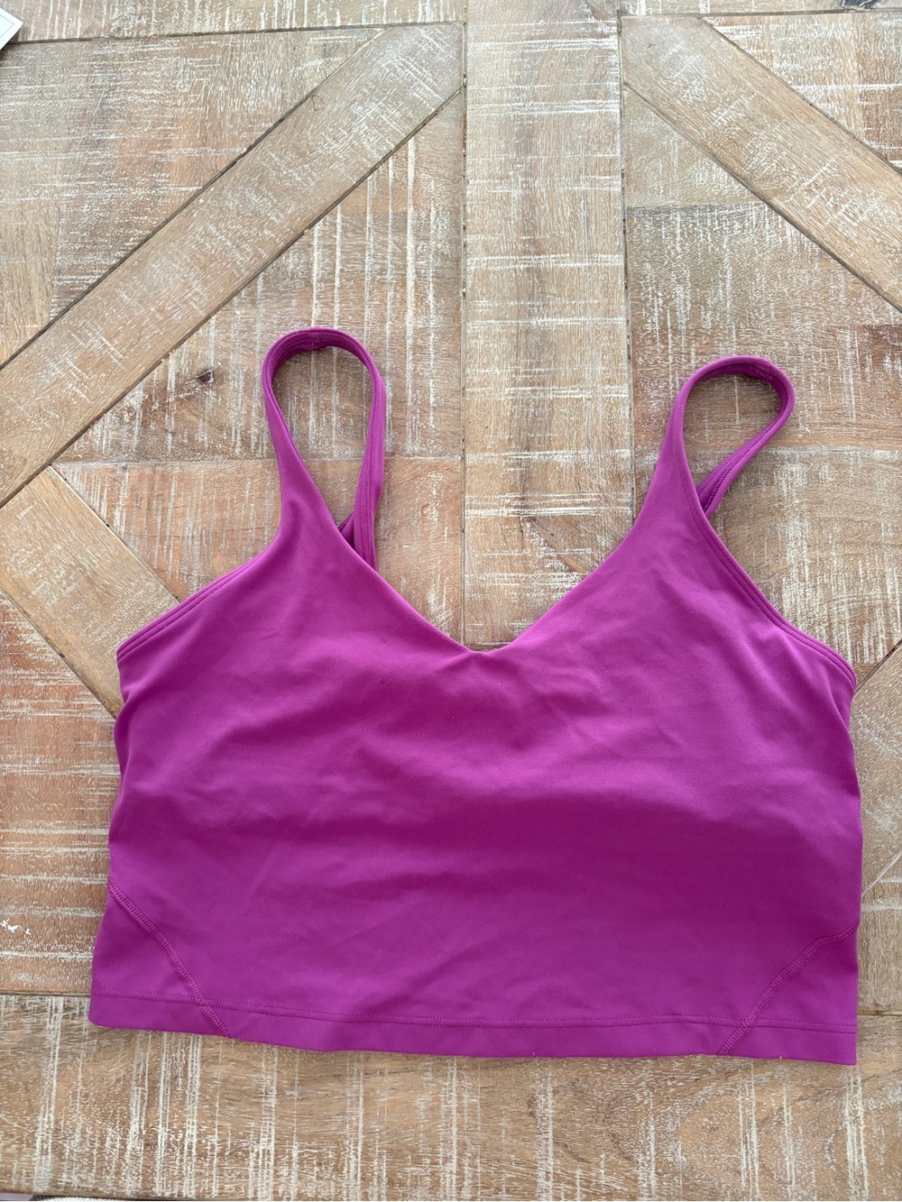 lululemon Align Tank Top Dramatic Magenta Purple Size 12